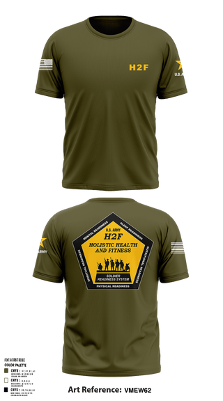 Short Sleeve Performance Shirt, Army H2F, Army, Teamtime, Team time, sublimation, custom sports apparel, team uniforms, spirit wear, spiritwear, sports uniforms, custom shirts, team store, custom team store, fundraiser sports, apparel fundraiser