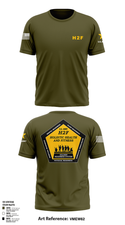 Army H2F 5195175 Short Sleeve Performance Shirt - 53