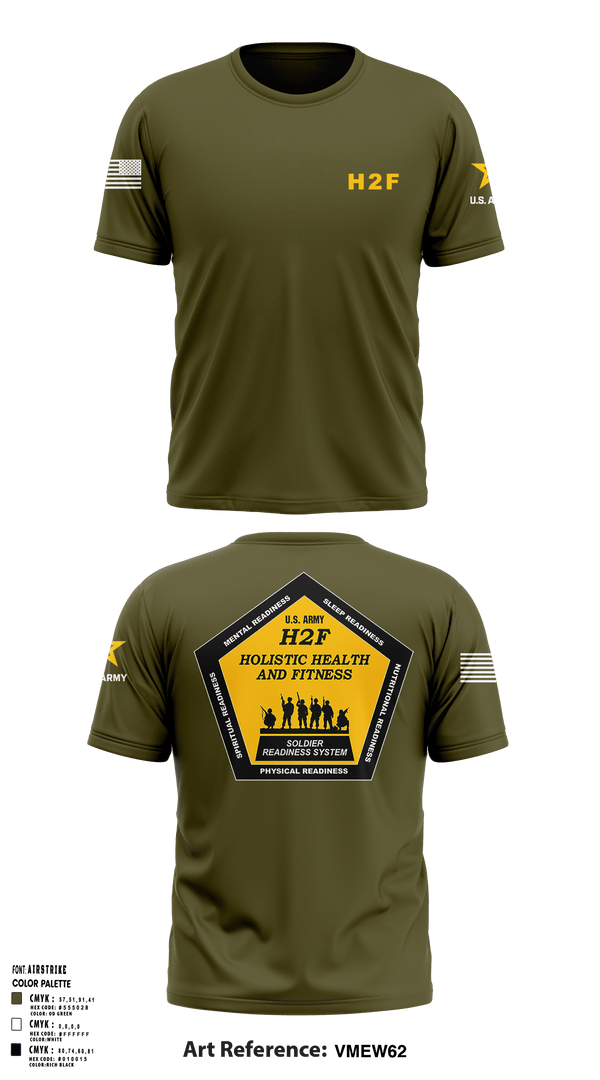Short Sleeve Performance Shirt, Army H2F, Army, Teamtime, Team time, sublimation, custom sports apparel, team uniforms, spirit wear, spiritwear, sports uniforms, custom shirts, team store, custom team store, fundraiser sports, apparel fundraiser