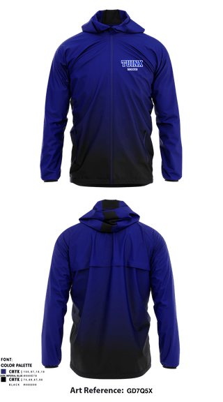 Windbreaker, Tuinx, Men's Soccer, Teamtime, Team time, sublimation, custom sports apparel, team uniforms, spirit wear, spiritwear, sports uniforms, custom shirts, team store, custom team store, fundraiser sports, apparel fundraiser