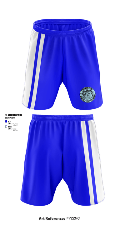 Carson High School Cheer 16487380 Athletic Shorts With Pockets - 1