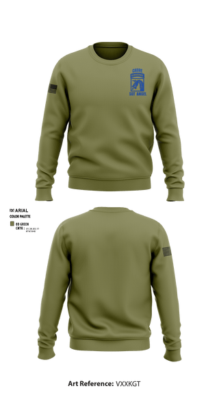 Crew Neck Sweatshirt, , Army, Teamtime, Team time, sublimation, custom sports apparel, team uniforms, spirit wear, spiritwear, sports uniforms, custom shirts, team store, custom team store, fundraiser sports, apparel fundraiser