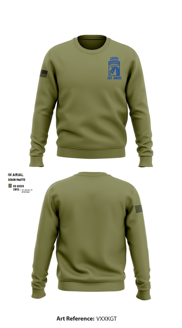 Crew Neck Sweatshirt, , Army, Teamtime, Team time, sublimation, custom sports apparel, team uniforms, spirit wear, spiritwear, sports uniforms, custom shirts, team store, custom team store, fundraiser sports, apparel fundraiser