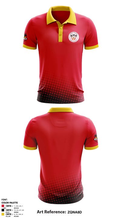 West Valley High School Volleyball 22767979 Short Sleeve Performance Polo - 1