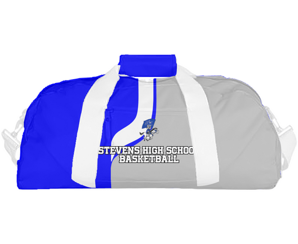 Duffle Bag, Stevens High School Basketball, Men's Basketball, Teamtime, Team time, sublimation, custom sports apparel, team uniforms, spirit wear, spiritwear, sports uniforms, custom shirts, team store, custom team store, fundraiser sports, apparel fundraiser
