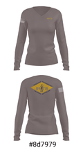 Resource Management Training Battalion 37478088 Women's Long Sleeve V-neck Shirt - 37