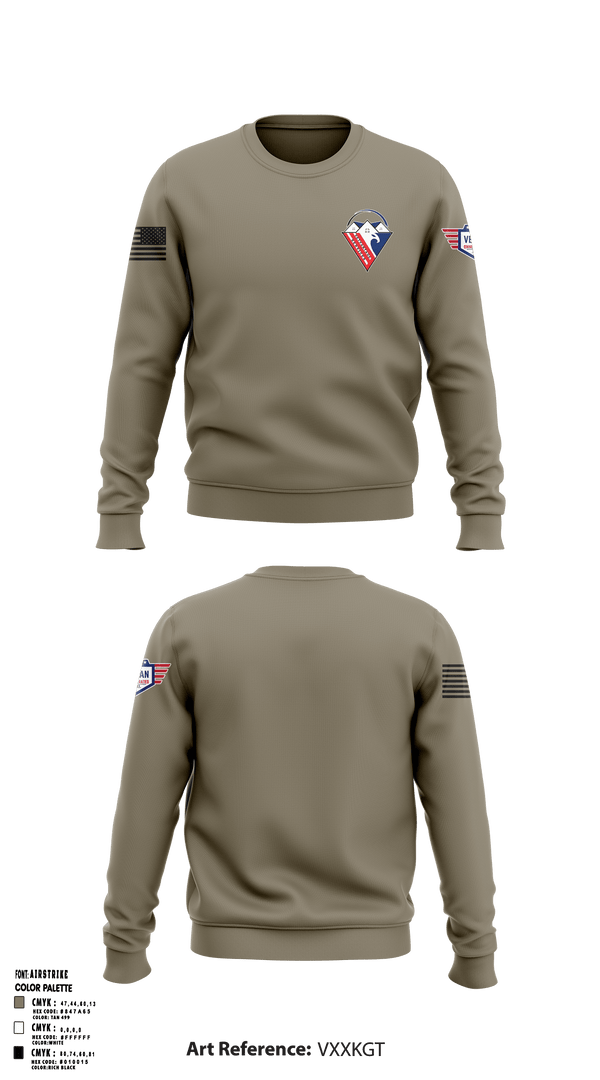 Crew Neck Sweatshirt, VetVantage Home Services, , Teamtime, Team time, sublimation, custom sports apparel, team uniforms, spirit wear, spiritwear, sports uniforms, custom shirts, team store, custom team store, fundraiser sports, apparel fundraiser