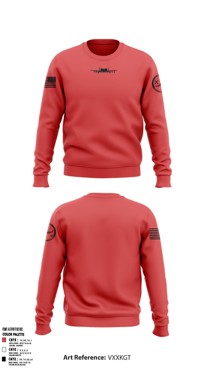 127th AMXS 7783995 Crew Neck Sweatshirt - 2
