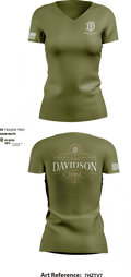 Davidson Forge 39779422 Women's Short Sleeve V-neck Shirt - 5