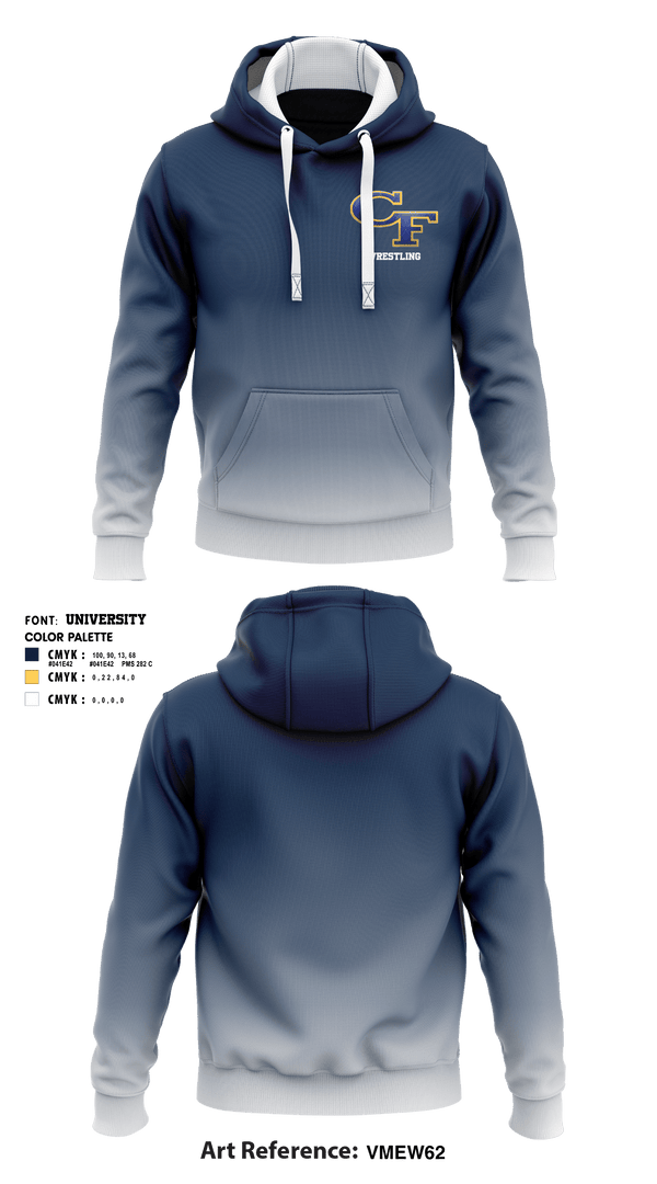 Hoodie, Cape Fear High School Wrestling, Wrestling, Teamtime, Team time, sublimation, custom sports apparel, team uniforms, spirit wear, spiritwear, sports uniforms, custom shirts, team store, custom team store, fundraiser sports, apparel fundraiser