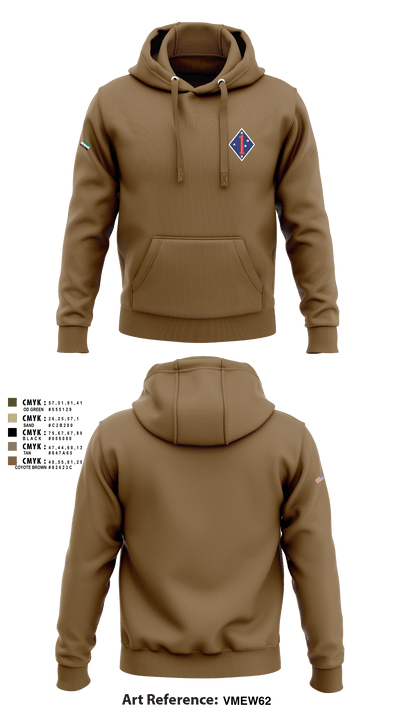 1 marine division fwd 62335436 Hoodie - 2