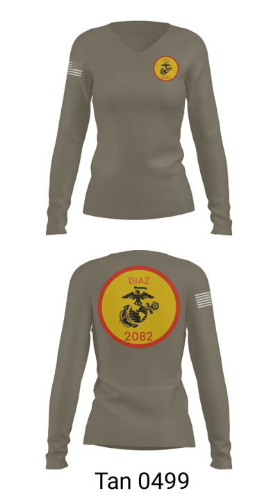 Fox Company 6582788 Women's Long Sleeve V-neck Shirt - 41