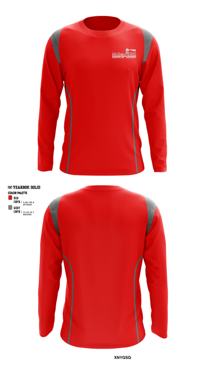 Mullein Hill Christian Academy 51007760 Long Sleeve Performance Shirt - 1