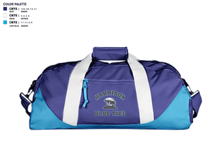 Duffle Bag, Harrison High School Basketball, Women's Basketball, Teamtime, Team time, sublimation, custom sports apparel, team uniforms, spirit wear, spiritwear, sports uniforms, custom shirts, team store, custom team store, fundraiser sports, apparel fundraiser