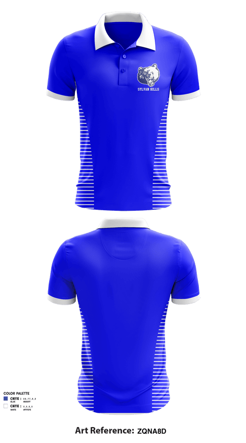 Short Sleeve Performance Polo, Sylvan Hills Middle School Basketball, Women's Basketball, Teamtime, Team time, sublimation, custom sports apparel, team uniforms, spirit wear, spiritwear, sports uniforms, custom shirts, team store, custom team store, fundraiser sports, apparel fundraiser