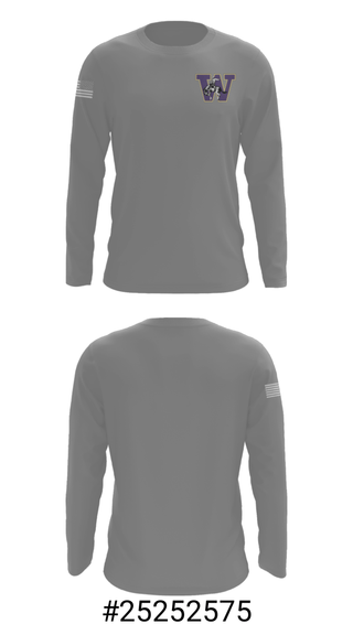 Long Sleeve Performance Shirt, Wickenburg High School Soccer, Men's Soccer, Teamtime, Team time, sublimation, custom sports apparel, team uniforms, spirit wear, spiritwear, sports uniforms, custom shirts, team store, custom team store, fundraiser sports, apparel fundraiser