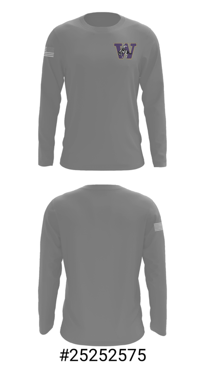 Wickenburg High School Soccer 71346455 Long Sleeve Performance Shirt - 17