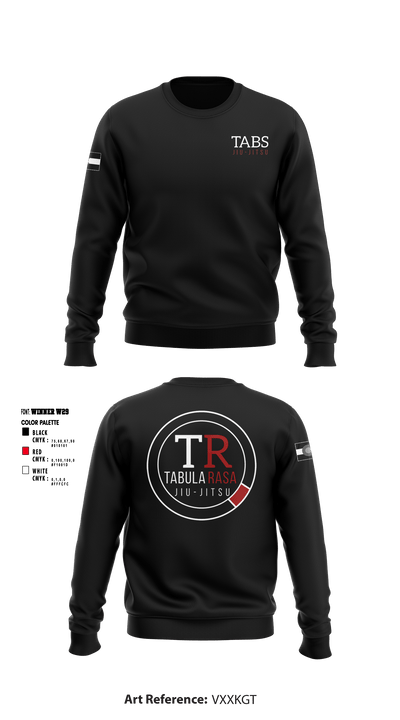 Tabula Rasa Brazilian Jiu-Jitsu 7271775 Crew Neck Sweatshirt - 1