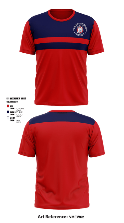 Waianae High School 18625486 Short Sleeve Performance Shirt - 1