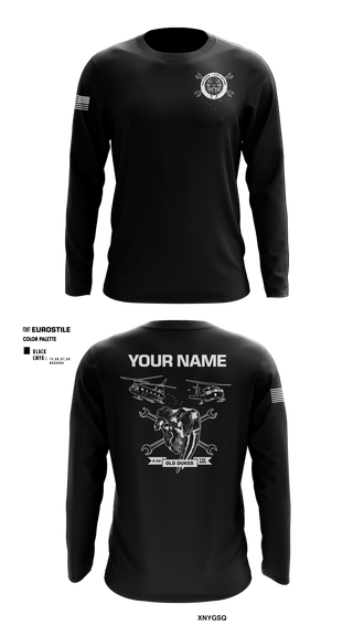 Long Sleeve Performance Shirt, D Co 2-13th AVN REGT, , Teamtime, Team time, sublimation, custom sports apparel, team uniforms, spirit wear, spiritwear, sports uniforms, custom shirts, team store, custom team store, fundraiser sports, apparel fundraiser