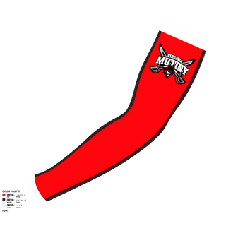 Arm Sleeve, Virginia Mutiny, Football, Teamtime, Team time, sublimation, custom sports apparel, team uniforms, spirit wear, spiritwear, sports uniforms, custom shirts, team store, custom team store, fundraiser sports, apparel fundraiser
