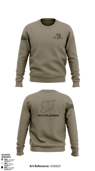 Crew Neck Sweatshirt, , Army, Teamtime, Team time, sublimation, custom sports apparel, team uniforms, spirit wear, spiritwear, sports uniforms, custom shirts, team store, custom team store, fundraiser sports, apparel fundraiser