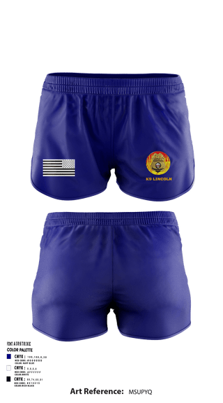 Women's Shorts, Stafford County Fire Marshal's Office, Police, Teamtime, Team time, sublimation, custom sports apparel, team uniforms, spirit wear, spiritwear, sports uniforms, custom shirts, team store, custom team store, fundraiser sports, apparel fundraiser