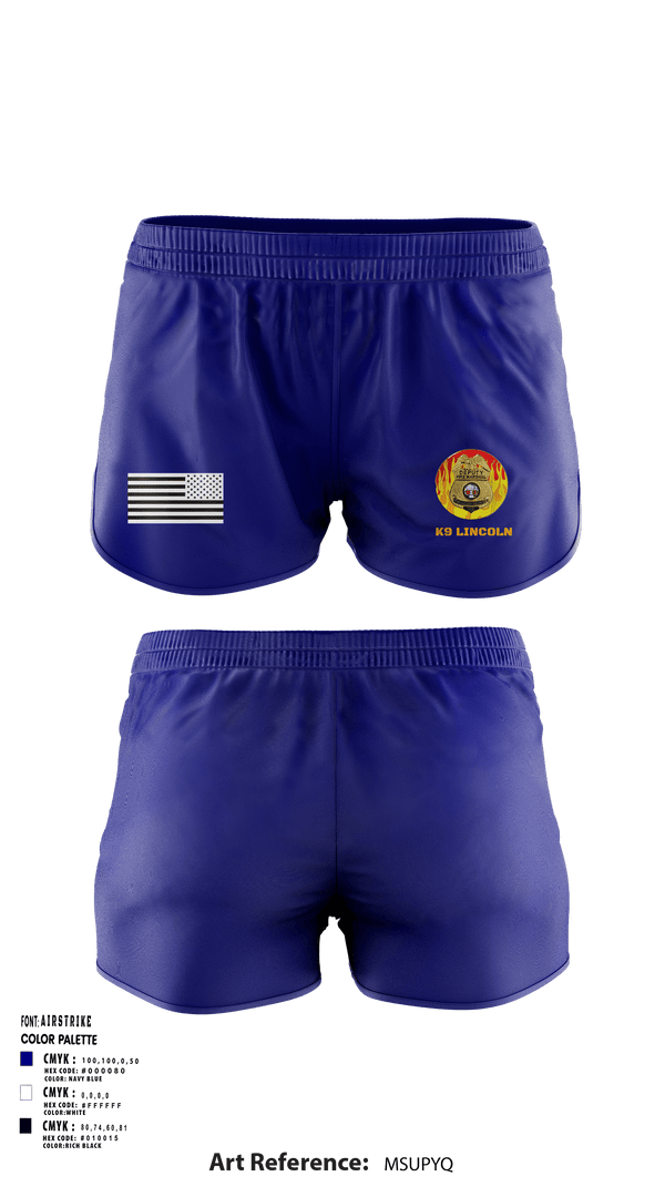 Women's Shorts, Stafford County Fire Marshal's Office, Police, Teamtime, Team time, sublimation, custom sports apparel, team uniforms, spirit wear, spiritwear, sports uniforms, custom shirts, team store, custom team store, fundraiser sports, apparel fundraiser