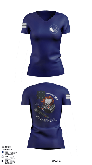 Women's Short Sleeve Vneck Shirt, , Navy, Teamtime, Team time, sublimation, custom sports apparel, team uniforms, spirit wear, spiritwear, sports uniforms, custom shirts, team store, custom team store, fundraiser sports, apparel fundraiser