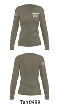 Tejano Unit 46485007 Women's Long Sleeve V-neck Shirt - 41