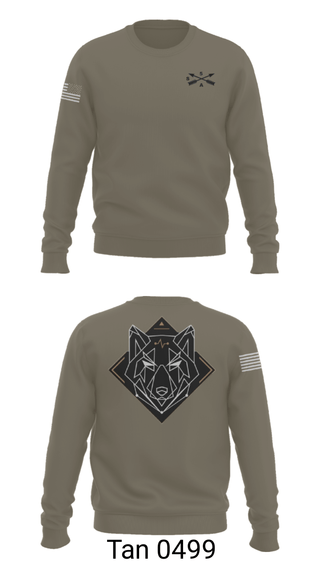 Crew Neck Sweatshirt, , Army, Teamtime, Team time, sublimation, custom sports apparel, team uniforms, spirit wear, spiritwear, sports uniforms, custom shirts, team store, custom team store, fundraiser sports, apparel fundraiser