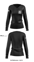 453rd ICTC 90802622 Women's Long Sleeve V-neck Shirt - 1