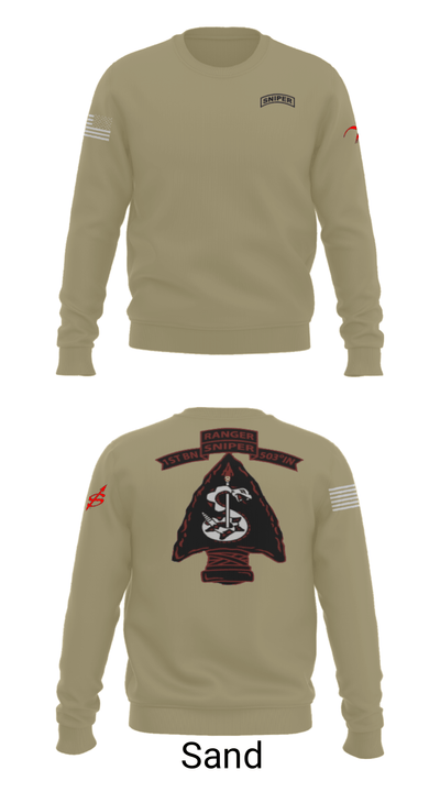 1/503 Snipers 39758046 Crew Neck Sweatshirt - 12