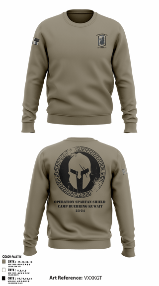 Crew Neck Sweatshirt, , Army, Teamtime, Team time, sublimation, custom sports apparel, team uniforms, spirit wear, spiritwear, sports uniforms, custom shirts, team store, custom team store, fundraiser sports, apparel fundraiser