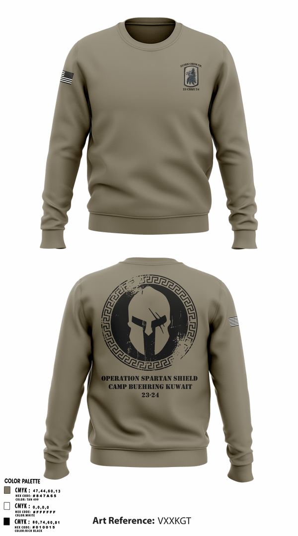 Crew Neck Sweatshirt, , Army, Teamtime, Team time, sublimation, custom sports apparel, team uniforms, spirit wear, spiritwear, sports uniforms, custom shirts, team store, custom team store, fundraiser sports, apparel fundraiser
