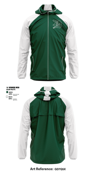 Windbreaker, Dallas County High School, Spirit Store, Teamtime, Team time, sublimation, custom sports apparel, team uniforms, spirit wear, spiritwear, sports uniforms, custom shirts, team store, custom team store, fundraiser sports, apparel fundraiser