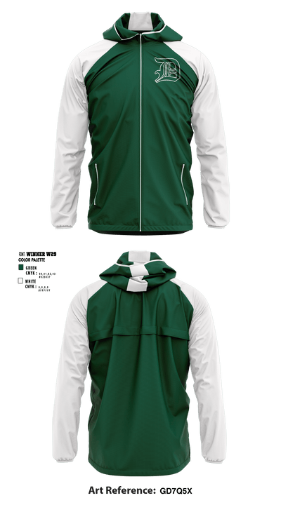 Dallas County High School 10017902 Windbreaker - 1