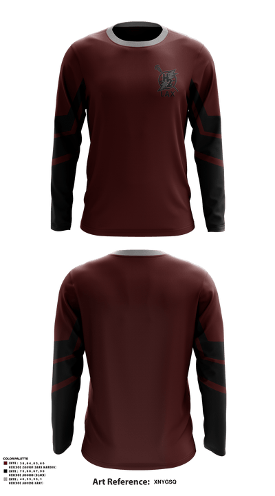 H2 LACROSSE 28490639 Long Sleeve Performance Shirt - 1