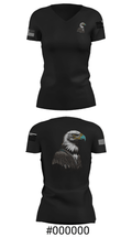 768 EABS 28979729 Women's Short Sleeve V-neck Shirt - 21