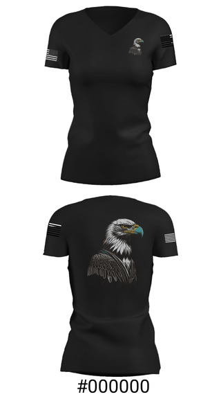 Women's Short Sleeve Vneck Shirt, , Air Force, Teamtime, Team time, sublimation, custom sports apparel, team uniforms, spirit wear, spiritwear, sports uniforms, custom shirts, team store, custom team store, fundraiser sports, apparel fundraiser