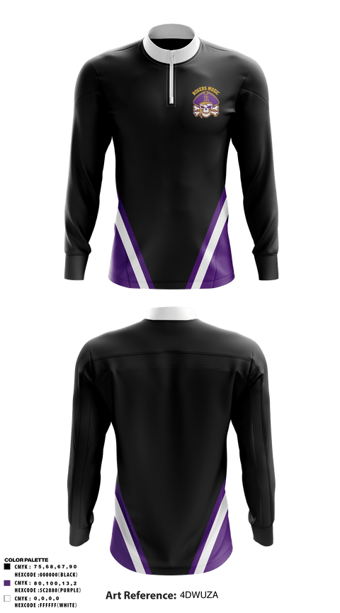 Quarter Zip Jacket, Rogers Music, Spirit Store, Teamtime, Team time, sublimation, custom sports apparel, team uniforms, spirit wear, spiritwear, sports uniforms, custom shirts, team store, custom team store, fundraiser sports, apparel fundraiser