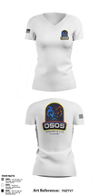 OSOS CONCRETE LLC 97572921 Women's Short Sleeve V-neck Shirt - 33