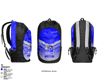 Gear Bag, Marian High School Wrestling, Wrestling, Teamtime, Team time, sublimation, custom sports apparel, team uniforms, spirit wear, spiritwear, sports uniforms, custom shirts, team store, custom team store, fundraiser sports, apparel fundraiser
