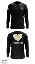 2-502IN Medical Platoon 90993317 Long Sleeve Performance Shirt - 1