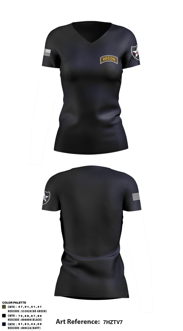 Women's Short Sleeve Vneck Shirt, , Army, Teamtime, Team time, sublimation, custom sports apparel, team uniforms, spirit wear, spiritwear, sports uniforms, custom shirts, team store, custom team store, fundraiser sports, apparel fundraiser
