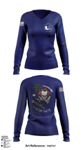 Mobile unit 2 64041633 Women's Long Sleeve V-neck Shirt - 50