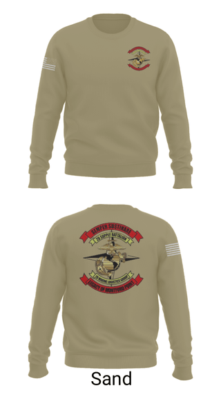 Crew Neck Sweatshirt, , Marines, Teamtime, Team time, sublimation, custom sports apparel, team uniforms, spirit wear, spiritwear, sports uniforms, custom shirts, team store, custom team store, fundraiser sports, apparel fundraiser