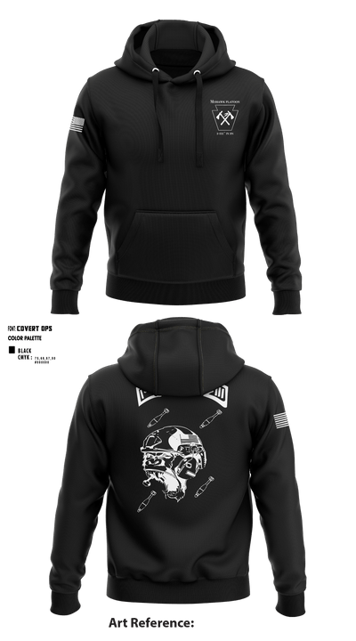 1-111th IN BN ** 38506759 Hoodie - 6