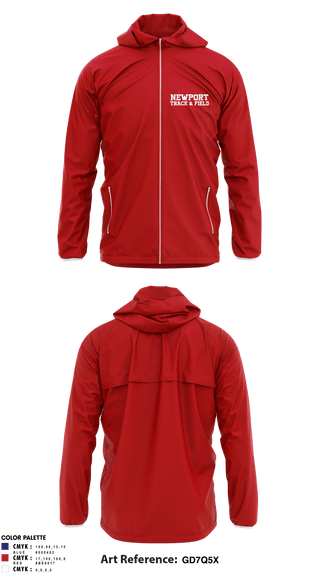 Windbreaker, Newport High School Track & Field, Track & Field, Teamtime, Team time, sublimation, custom sports apparel, team uniforms, spirit wear, spiritwear, sports uniforms, custom shirts, team store, custom team store, fundraiser sports, apparel fundraiser