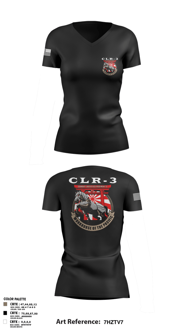 Women's Short Sleeve Vneck Shirt, CLR-3, Marines, Teamtime, Team time, sublimation, custom sports apparel, team uniforms, spirit wear, spiritwear, sports uniforms, custom shirts, team store, custom team store, fundraiser sports, apparel fundraiser